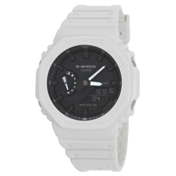 NWT Authentic Casio G-Shock Alarm World Time Quartz Analog-Digital Black Dial Me - Picture 1 of 3